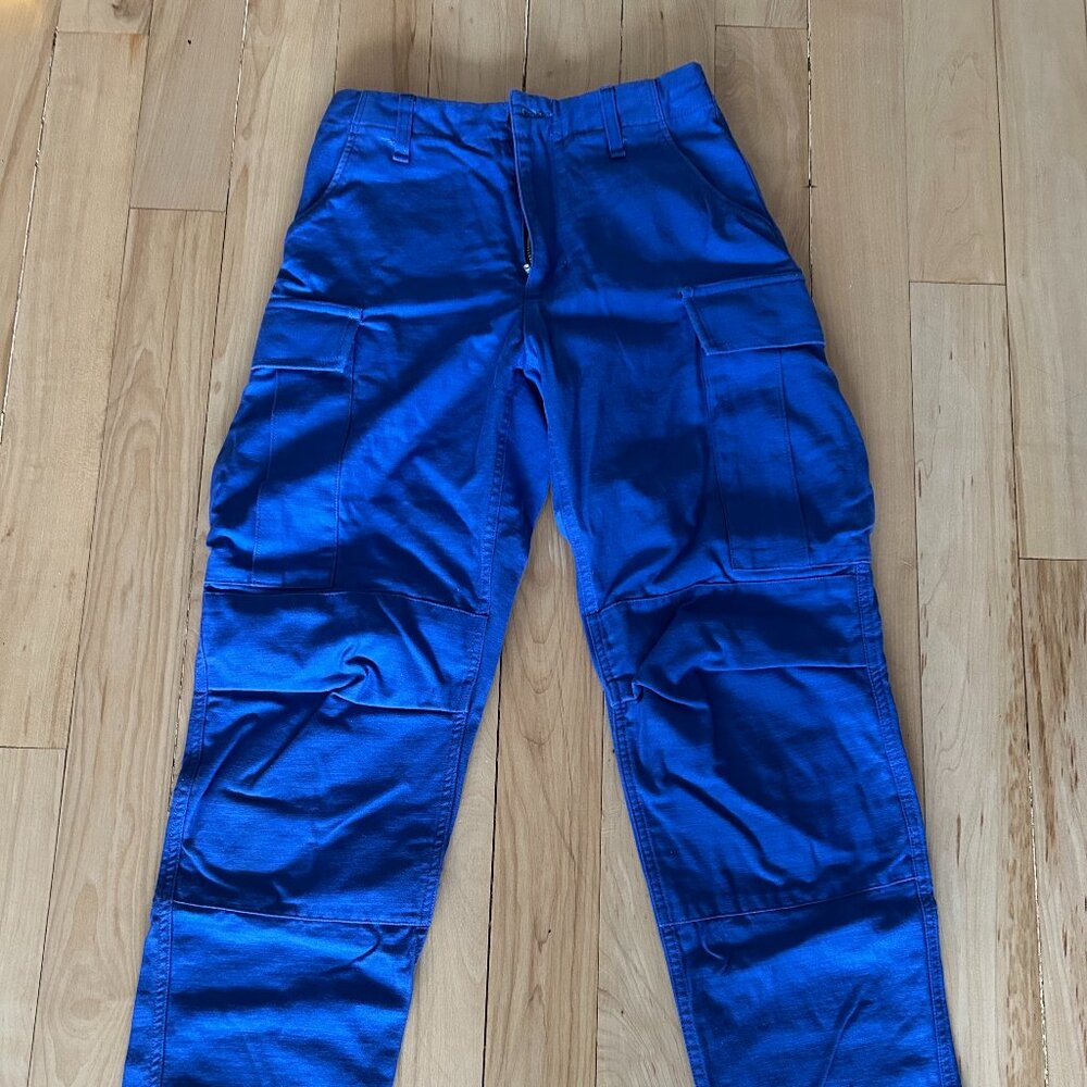 Rag & Bone Blue Cotton Twill Cargo Pant